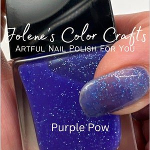 Vernis à ongles violet, Vernis à ongles, Vernis à ongles de doigt, Pow violette