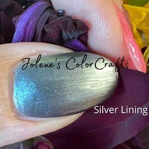 Nail Polish, Indie Nail Polish, Finger nail Polish, Silver Lining, Vegan