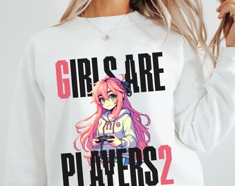 Gamer Girl Sweatshirt, Girls Video Game Sweatshirt, Gifts for gamer girls, PC Gamer Girl, Gamer Girl Gift, Gamer Sister or Niece