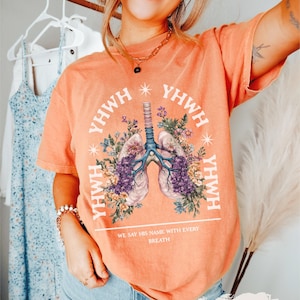 We Say His Name With Every Breath Shirt, YHWH Shirt, Christian Shirt, Yahweh Shirt, Aesthetic Christian Shirt, YHWH T Shirt Yahweh Shirt