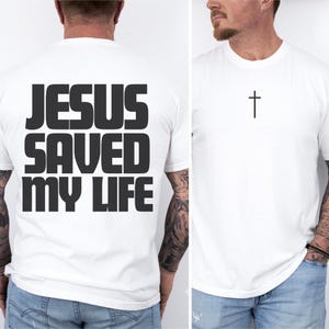 Mens Christian Shirt Christianity Gift for Him Bible Verse Shirt Christian Clothing TShirt Religious Faithful Gifts for Dad Religious Shirt