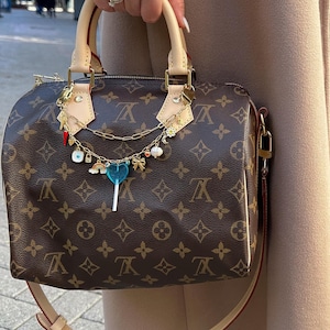 Bag chain with Charms, Gold purse Chain handbag Accessorry, Handbag colorful chain charm, perfect Gift for Her, luxury trendy tote bag chain
