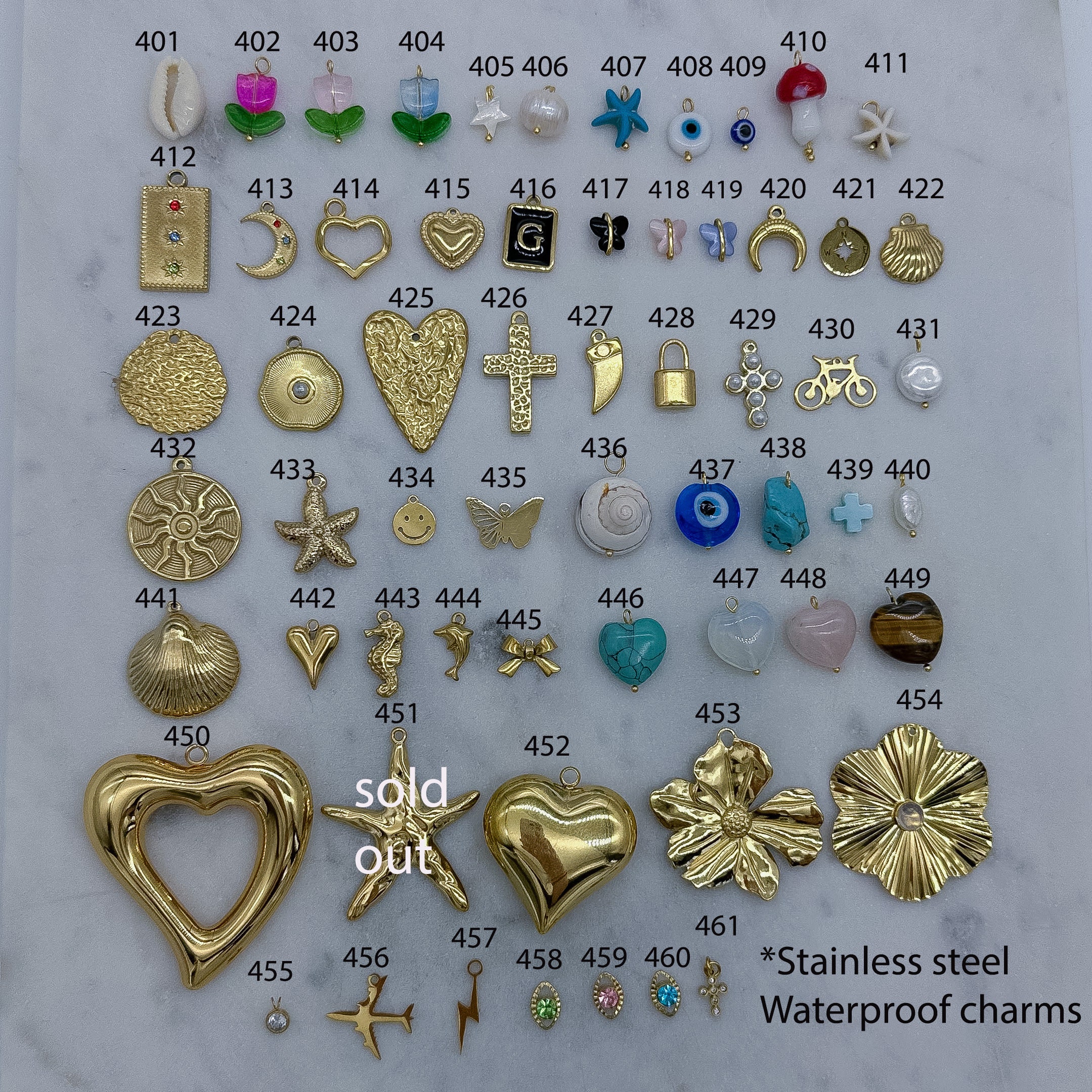 Build Your Own Custom Charm Necklace, Pick Your Charms, Summer Charm ...