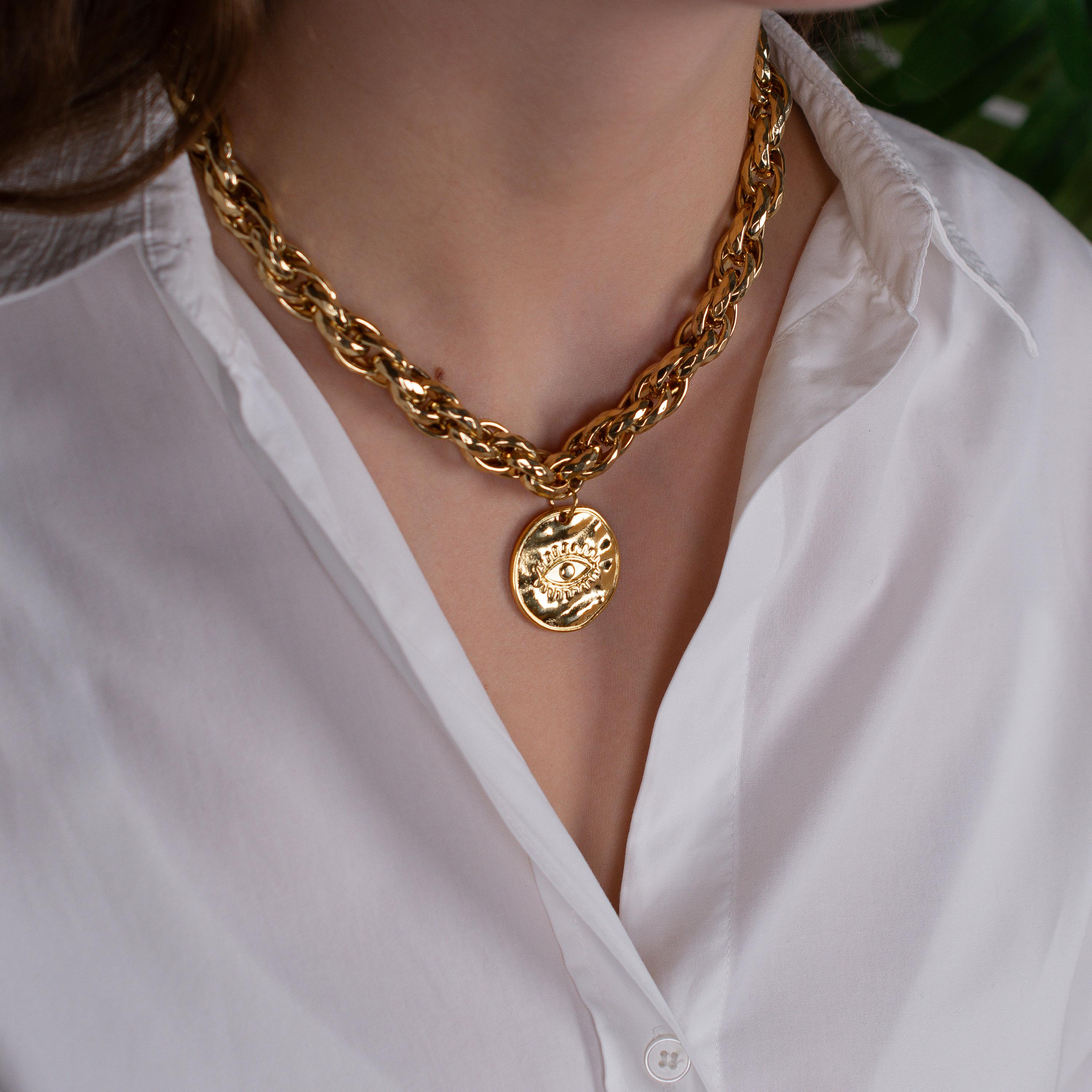 Collana San Gennaro e Corno - O Vesuvio Gioielli