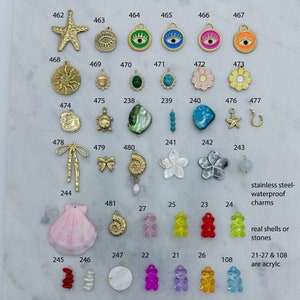 1 Boîte De 104 Pièces De Collier à Breloques à Faire Soi Même