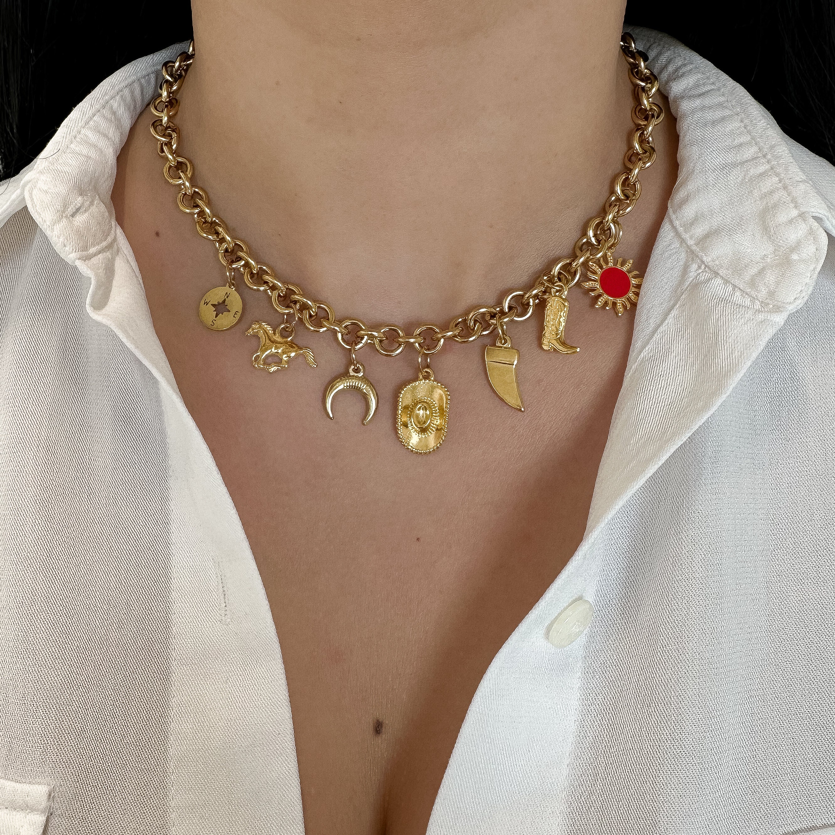 Bijoux Western Femme - Collier Et Boucles D'oreilles Strass Cowboy - Style Cowgirl Pour Rodéo Et Soirées - 9