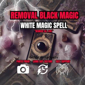BLACK MAGIC CURSE Removal Spell | Curse Removal | Hex Removal | Same Day Casting | Black Magic Removal | Cleanse Spell | Karma Bad Luck
