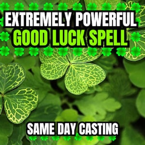 EXTREMELY powerful GOOD LUCK spell | Wealth Spell | Magic Money Spell Cast | Same Day Cast | Luck Spell | Fortune Spell | All Blocks Removed