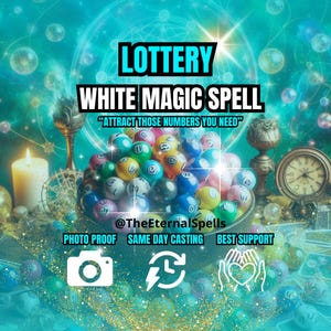 WIN LOTTERY SPELL | Jackpot | Lotto Enchantment | Lucky Mega Millions | Grand Prize Attainment | Euromillions | Powerball | Same Day Cast