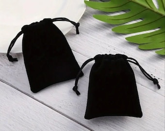 Jewellery pouches for gift/Add a gift pouch/Special packaging for jewellery/ Random colours/Different sizes for items.