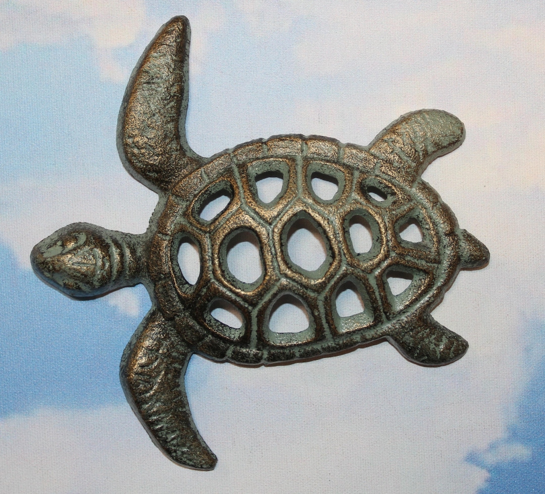 Metal Turtle Shell 1-metal SEA Turtle,free Standing,whimsical,garden Accents, Beach Decor ...