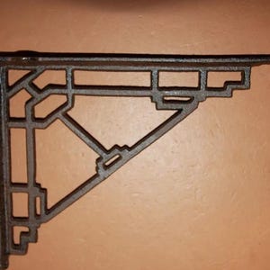 1-Large SHELF BRACKET, Linear Style, Geometric Design, Corbel,Shelf Brace,B-34
