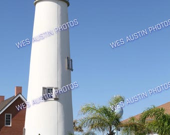 St George Island Lighthouse, Eastpoint, Fl- Canvas Wrap- West Austin Photography-Coastal Wall Hanging-Gift Idea- Wall Art- Nautical Decor