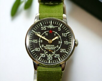 Pobeda Aviator Watch Militair Heren Mechanisch USSR CCCP