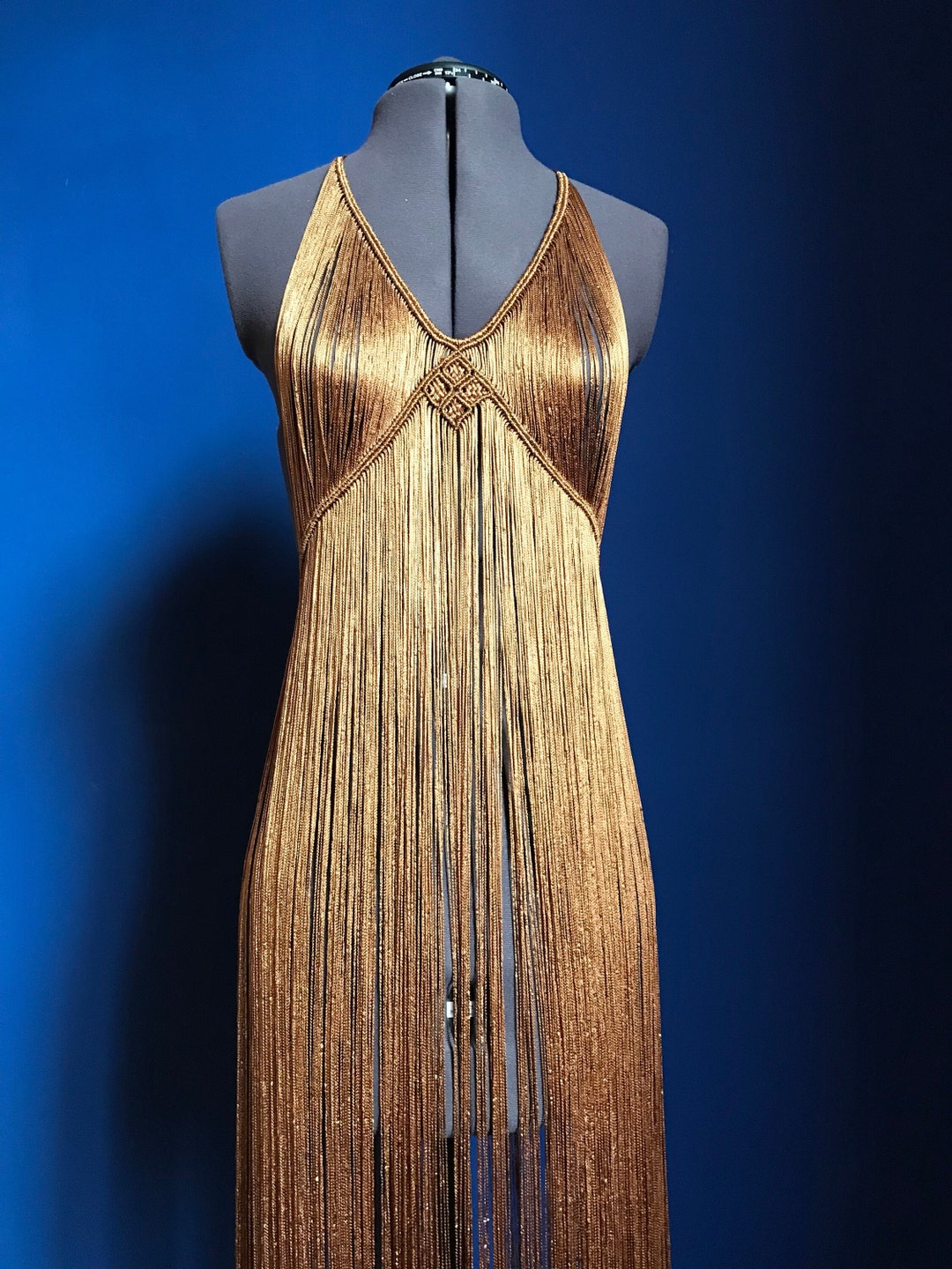 Rayon Macrame Rayon Macrame Dress Classy , Luxury Beach Wear, Festival, Boho, Goddess ...
