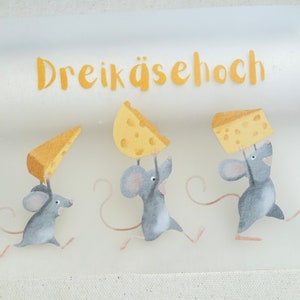 Bügelbild Maus, Bügelbilder Kinder, Bügelpatch maus Bild 1