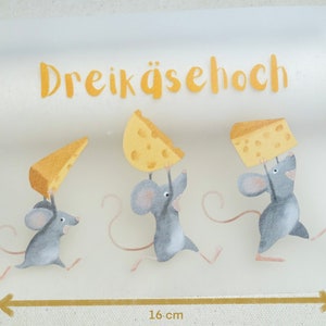 Bügelbild Maus, Bügelbilder Kinder, Bügelpatch maus Bild 2