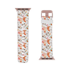 Watch Band for Apple Watch - Cute chicken Design, Colorful Strap, Gift for farm Lovers, Unique Watch Accessory, Birthday, Everyday Use