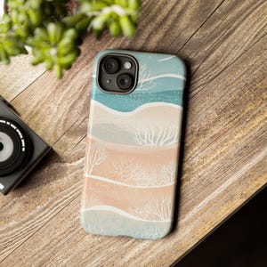 Ocean-Inspired Phone Case, Tough Cases for Beach Lovers, Nature-Themed Gift, Protective Phone Accessories, Coastal Vibes