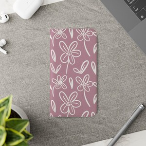 Floral Flip Case | Stylish Phone Wallet | Perfect Gift for Her, Floral Design for Everyday Use, Fashionable Phone Case, Spring Accessories
