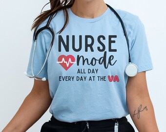 VA Nurse T-Shirt: Veterans Affairs RN Gift