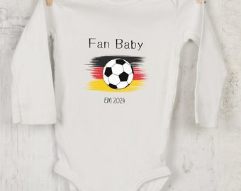 Baby Body Deutschland,  Fan Baby Strampler für die Fußball EM 2024 und für die ganze Familie