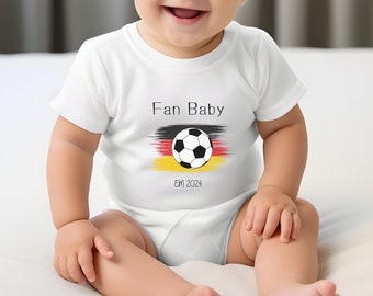 Deutschland Body fürs Baby,  Fan Baby Trikot für die Fußball EM 2024 und für die ganze Familie