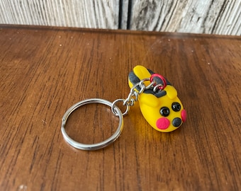 Handmade Polymer Clay MicroPika Charm