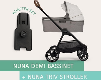 Nuna Triv / Triv next ベビーカー用本物のレザープッシュハンドル