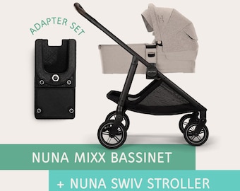 Nuna MIXX Bassinet till Nuna SWIV Barnvagn ADAPTER