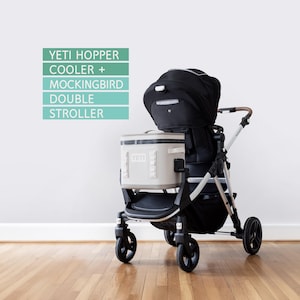 YETI Hopper Flip 12 Cooler to Mockingbird Single-To-Double Stroller ADAPTER