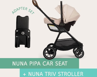 Nuna pipa next+isofix base triv用アダプター Nuna PIPA Car Seat to Nuna TRIV Next Stroller ADAPTER - Etsy