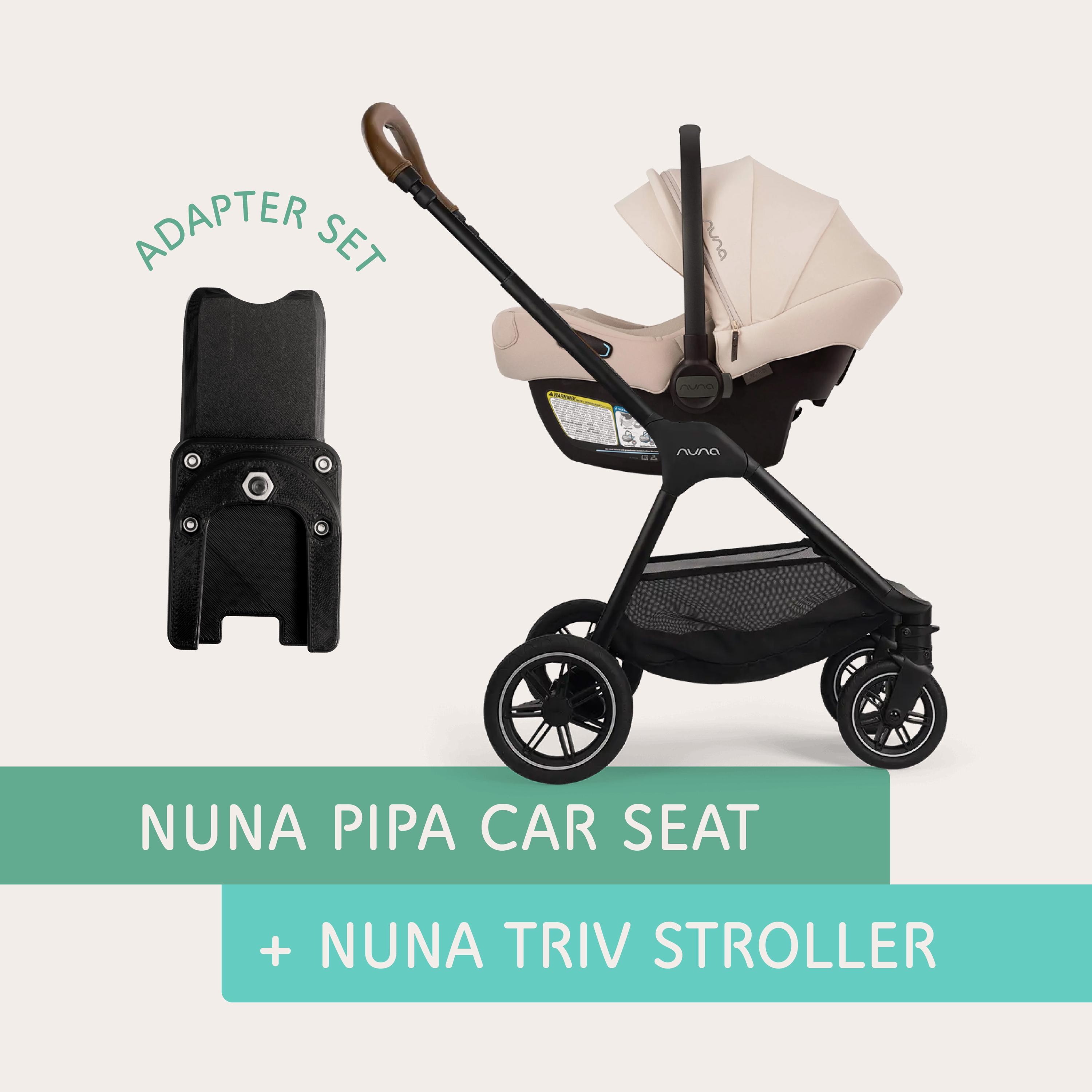 Nuna PIPA カーシートからNuna TRIV Next ベビーカーへのアダプター