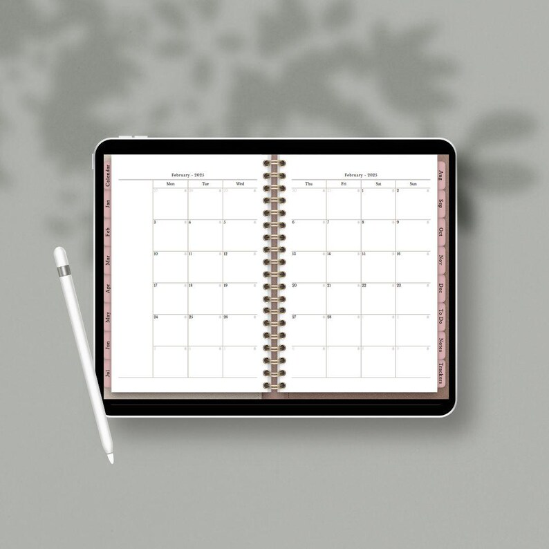20252026 Digital Planner, Goodnotes Calendar, Digital Journal , All in