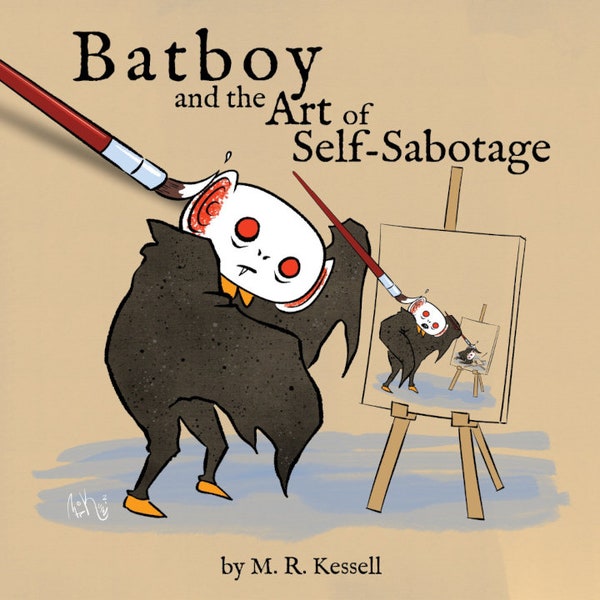 Batboy & the Art of Self-Sabotage Comic Collection - Book 1 of Batboy Comics - Signed by Author - Funny Indie Comics