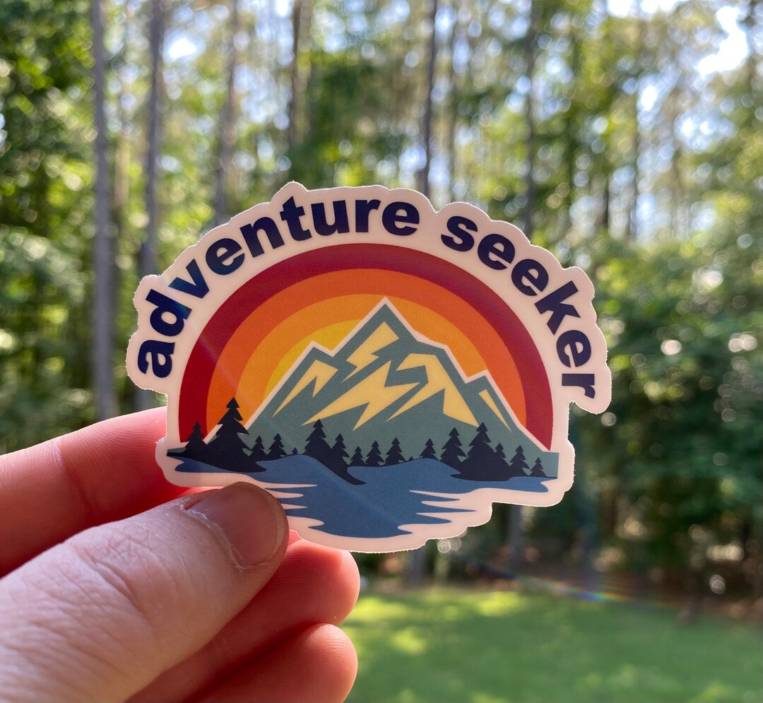 Adventure Sticker~ Outdoor Decal~ Waterproof~ Vinyl~ Inspirational Gift ...