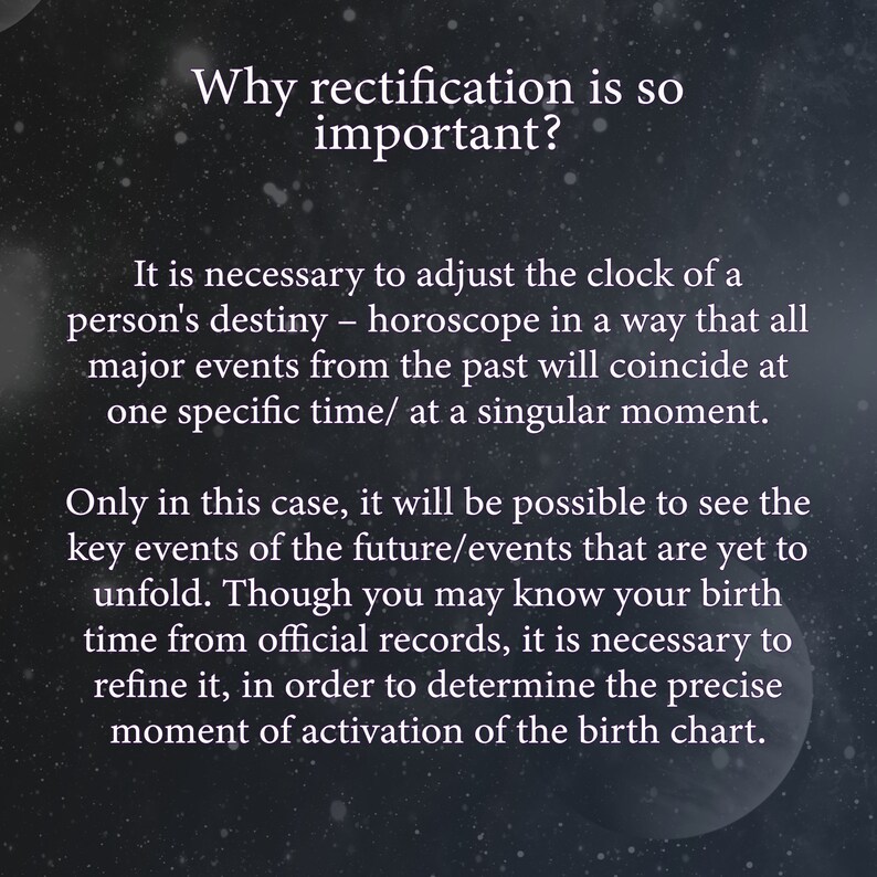 Birth Time Rectification Know Your Exact Birth Time Natal Chart