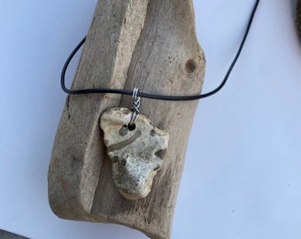 Unique River Fossil necklace