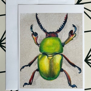 Yellow Beetle Card