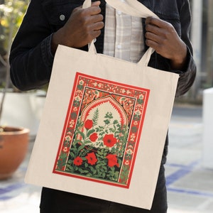 Abolition and the Liberation of Palestine Cotton Canvas Tote Bag Free Palestine image 1