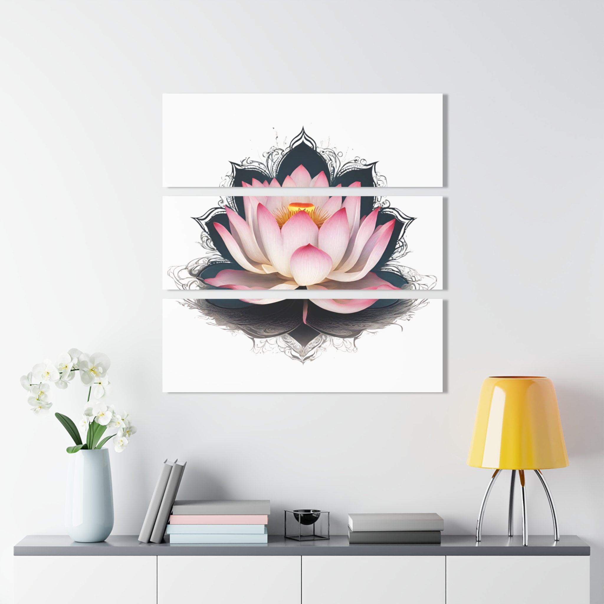 Lotus Flower Art, Custom Design Art, Flower Lovers - Etsy