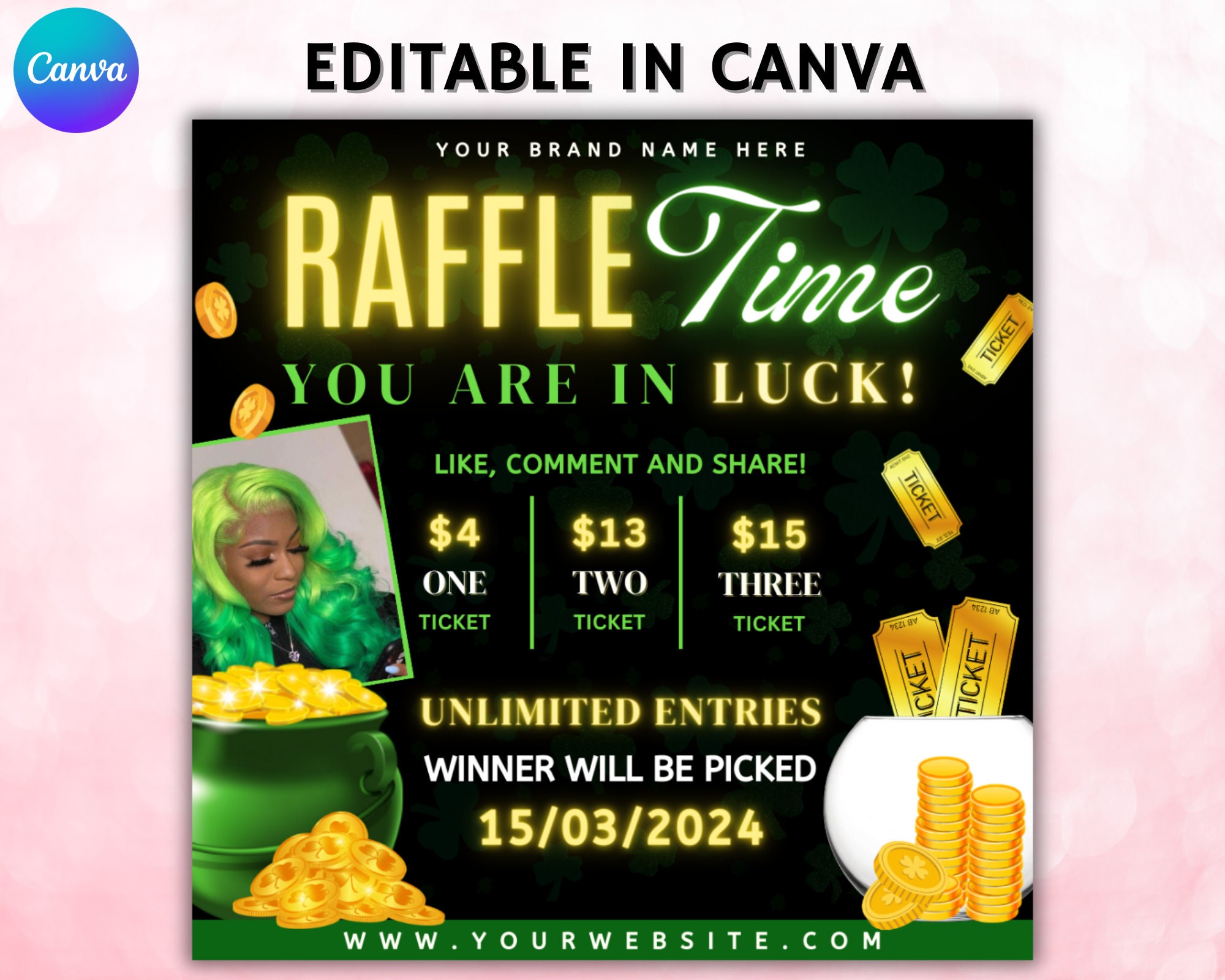 or st patricks day raffle