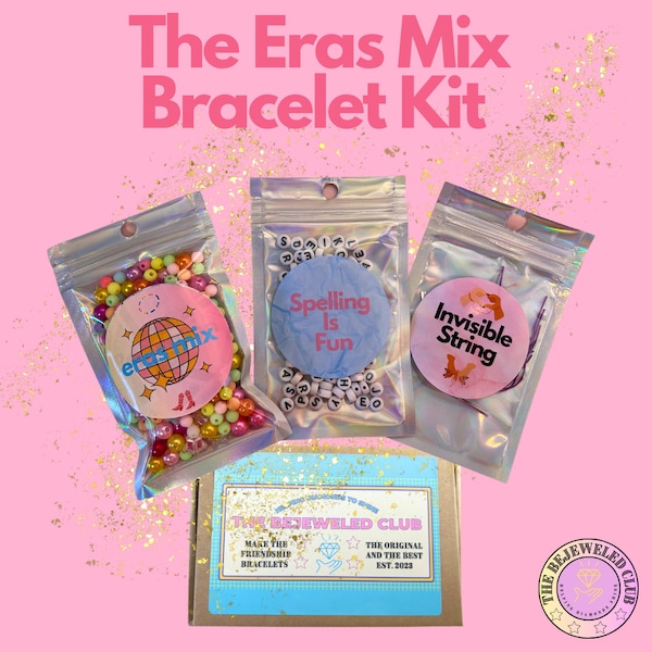 Are You Ready For It? Eras Tour Inspired Friendship Bracelet Bejeweled Box