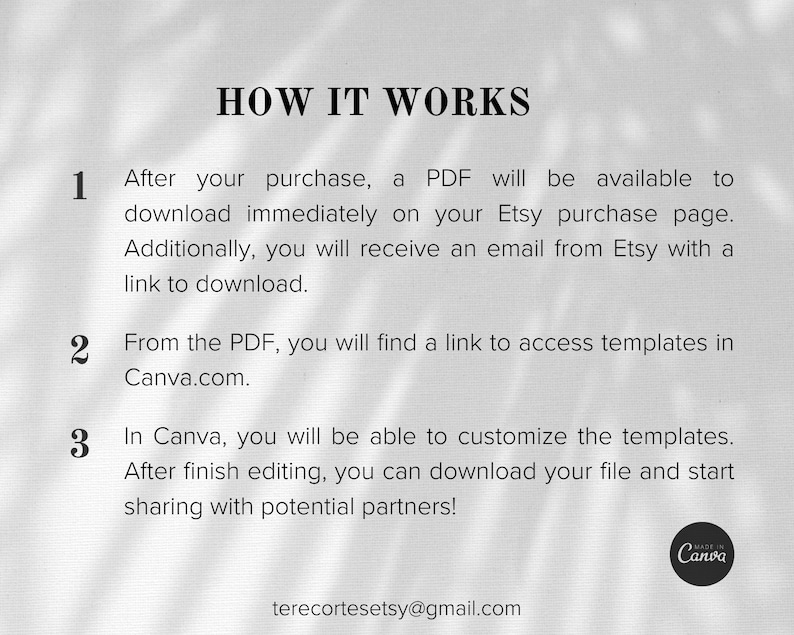Editable Media Rate Card | Made in Canva | Instagram, Tiktok | Other