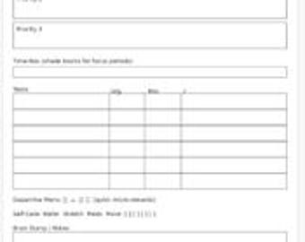 Focus Flow Kit: ADHD-Friendly Daily & Weekly Productivity System (Printable PDF)"