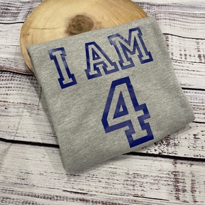 Front and Back Design Birthday Jumper | Personalised Birthday Sweatshirt| For Boys Girls | With Age On | 1st 2nd 3rd 4th 5th 6th 7th 8th 9th