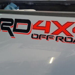 Toyota Tundra Tacoma TRD 4x4 Off Road Bed Decal Set