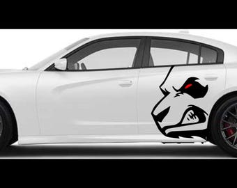 Angry Panda Decals | For Charger 2015 - 2023 | Includes Both Sides