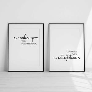 Motivational Bedroom wall art printable, Instant download