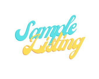 SAMPLE LISTING